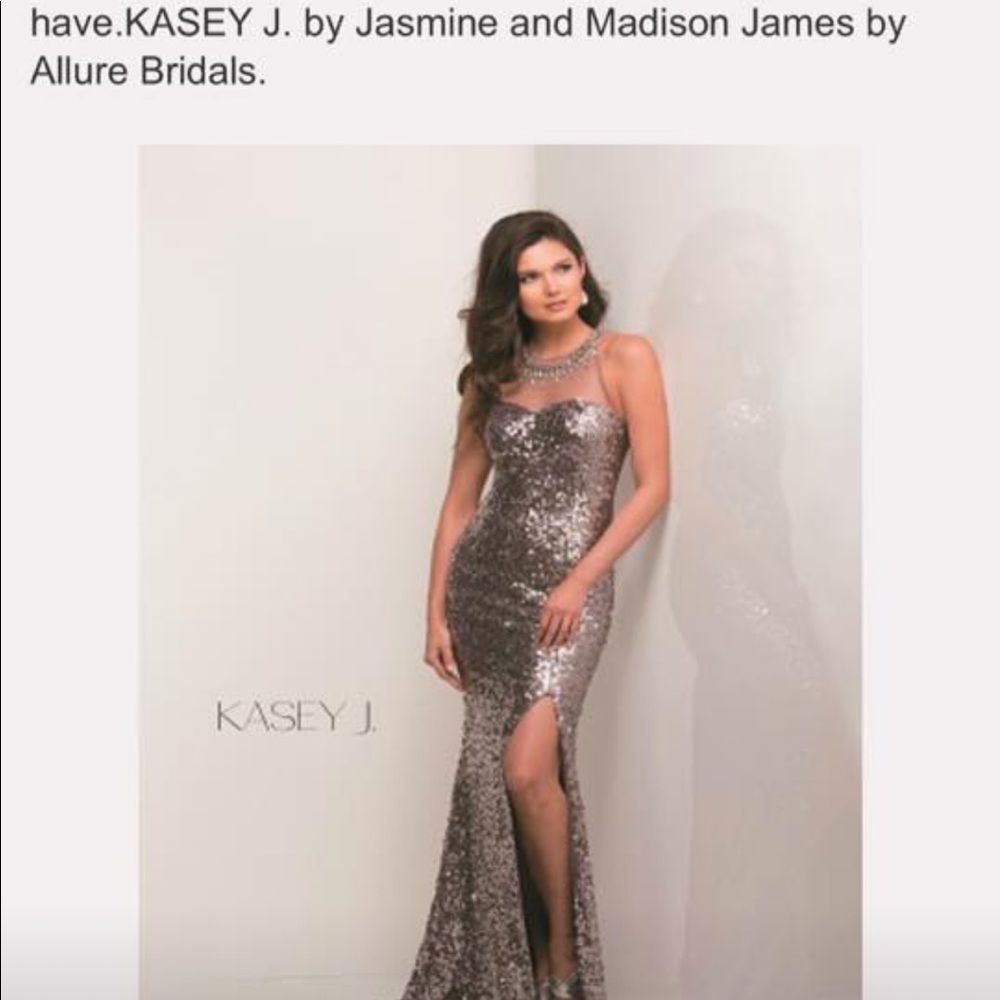 Prom dress purple/gray